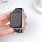  Apple Watch 42/44/45/46/49 mm Klockarmband Leopard Svart/Rosa