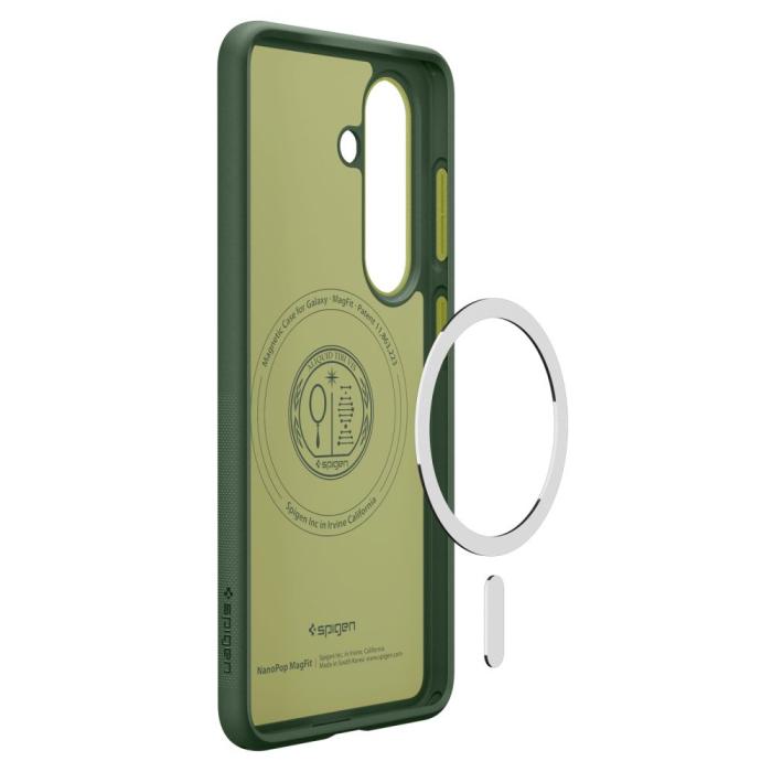 Bild 5, Spigen Spigen Galaxy S26 Skal MagSafe Nano Pop Avo Green