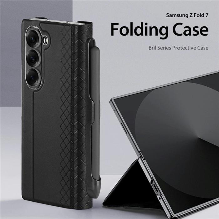 Bild 4, DUX DUCIS DUX DUCIS Galaxy Z Fold 7 Fodral Bril Pennhållare Svart