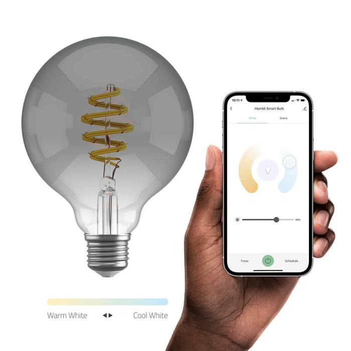 Bild 8, Hombli Hombli Smart Lampa Glödtråd E27 G95-Rök CCT