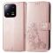  Xiaomi 13 Pro 5G Fodral Med Blommigt Tryck Roséguld