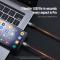 NILLKIN NILLKIN 4.4A 3in1 Lightning/USB-C/MicroUSB Laddningskabel Nylon Blå