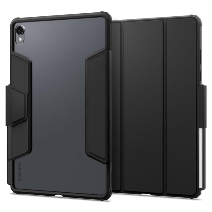 Bild 2, Spigen Spigen Samsung Galaxy Tab S11 Fodral Ultra Hybrid Pro Svart