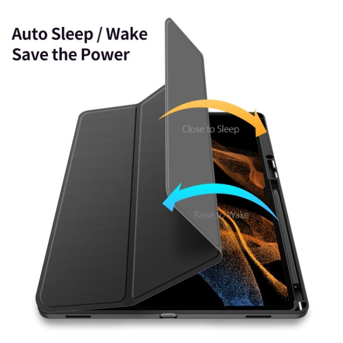 Bild 5, DUX DUCIS DUX DUCIS Galaxy Tab S8 Ultra Fodral TOBY Tri-Fold Svart