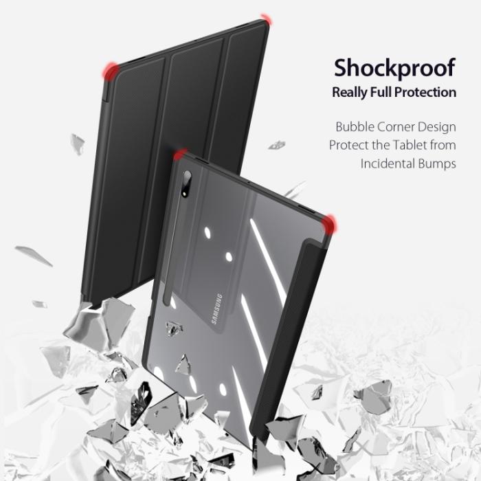Bild 6, DUX DUCIS DUX DUCIS Galaxy Tab S8 Ultra Fodral TOBY Tri-Fold Svart