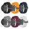  Suunto Silikon Armband Twill Textur (24mm) Vinröd