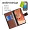  Sony Xperia 5 IV Fodral Krokodil Textur Brun