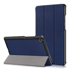  Lenovo Tab M8 2nd Gen (HD) Litchi Tri-Fold Fodral M&ouml;rk Bl&aring;