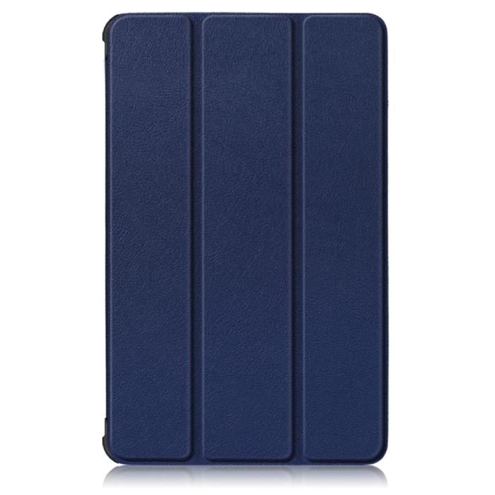 Bild 2,  Lenovo Tab M8 2nd Gen (HD) Litchi Tri-Fold Fodral Mörk Blå