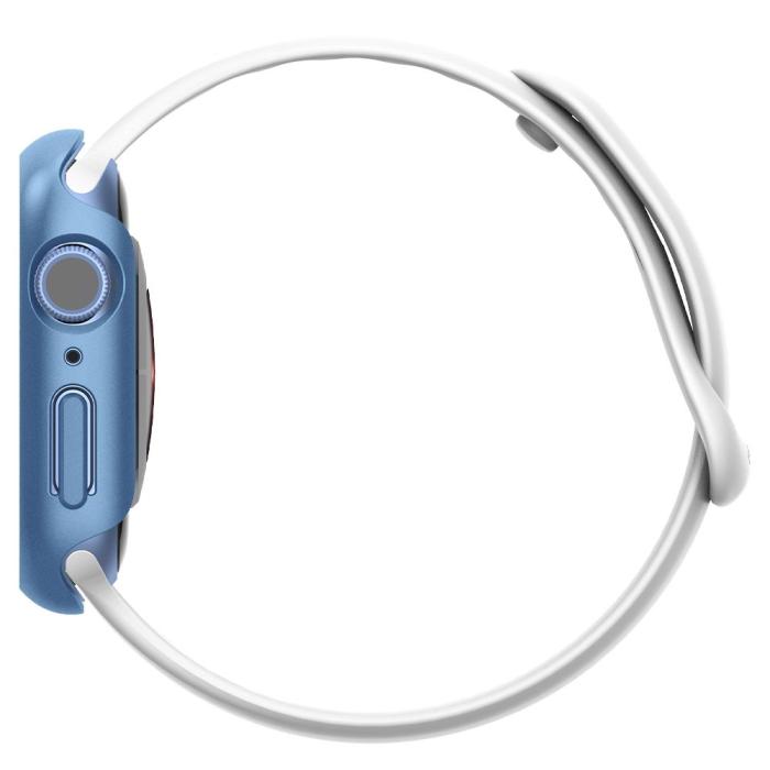 Bild 4, Spigen Spigen Apple Watch 7/8 45 mm Skal Thin Fit Blå
