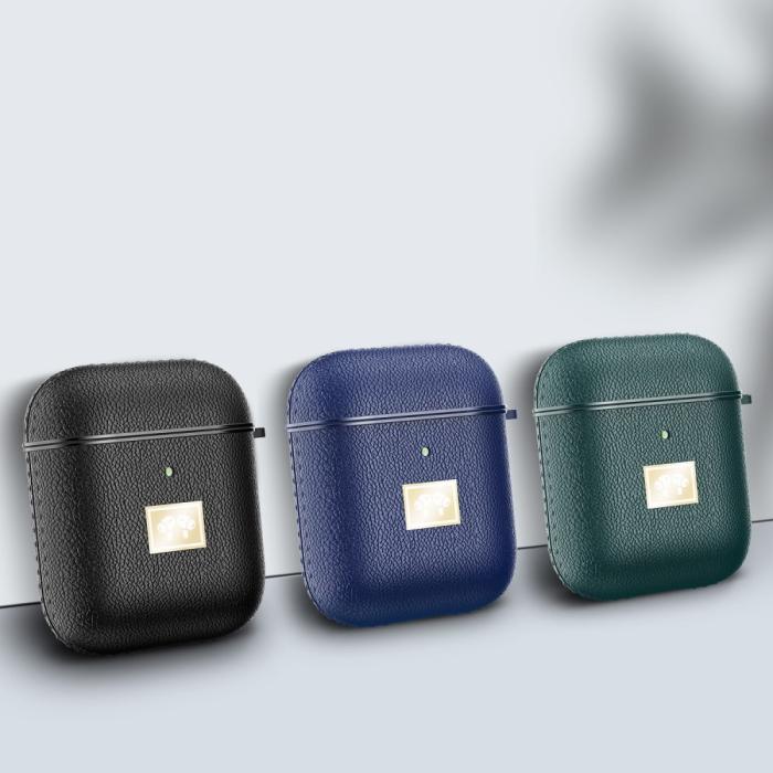 Bild 2,  Stiligt Skyddsskal med krok AirPods - Grön