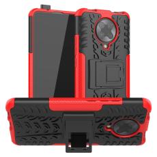  Xiaomi Poco F2 Pro - St&ouml;tt&aring;ligt Skal med St&ouml;d - R&ouml;d