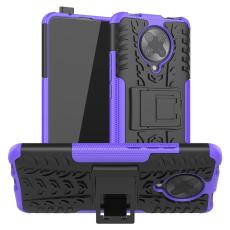  Xiaomi Poco F2 Pro - St&ouml;tt&aring;ligt Skal med St&ouml;d - Lila