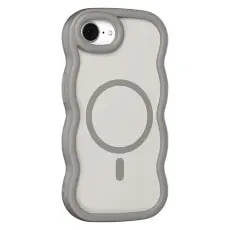  iPhone 17e / 16e Skal MagSafe Wavy Matt Gr&aring;