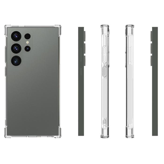 Bild 5,  Samsung Galaxy S24 Ultra Skal Shockproof TPU Transparent