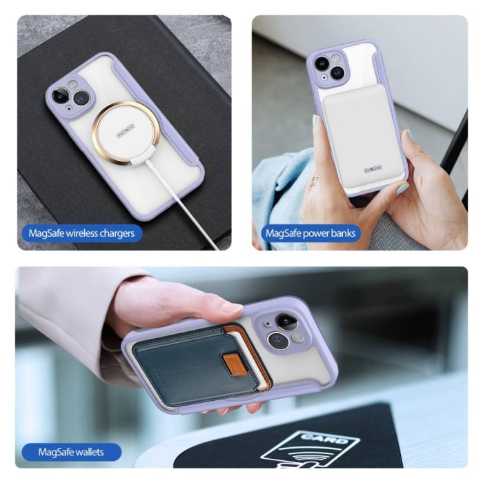 Bild 5, DUX DUCIS DUX DUCIS iPhone 14 Fodral MagSafe Skin X Pro Lila