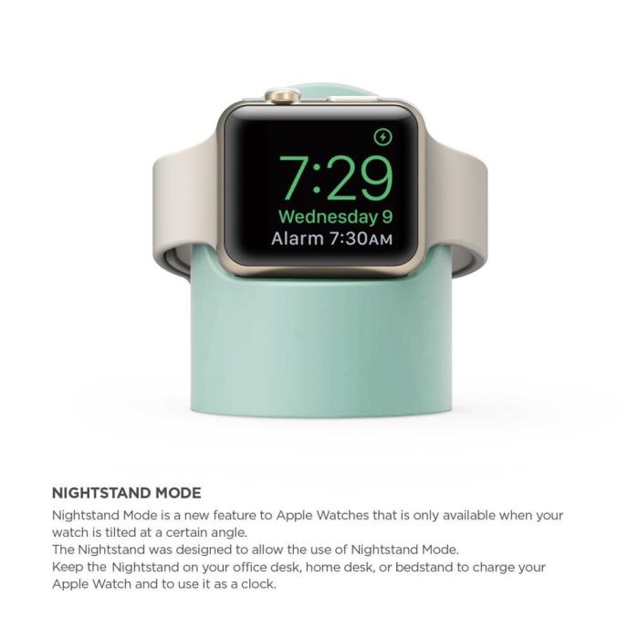Bild 2,  Apple Watch Silikon Stativ Grön