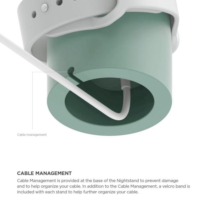 Bild 3,  Apple Watch Silikon Stativ Grön