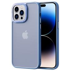  iPhone 14 Pro Skal Classic Hybrid Matt Baby Blue