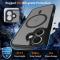 Tech-Protect Tech-Protect iPhone 17 Skal MagSafe BasicMag Matt Svart