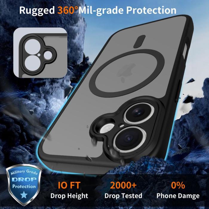 Bild 3, Tech-Protect Tech-Protect iPhone 17 Skal MagSafe BasicMag Matt Svart