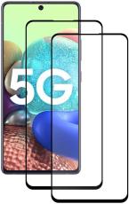 [2-Pack] - Samsung A73 Helt&auml;ckande Sk&auml;rmskydd i H&auml;rdat Glas