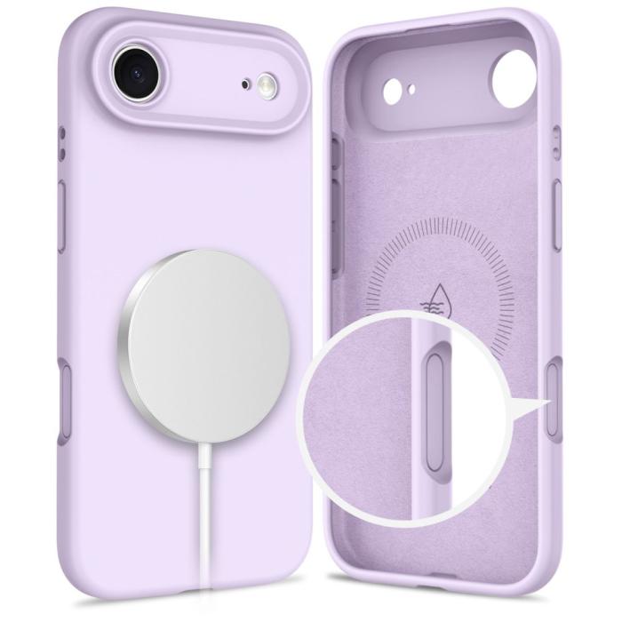 Bild 5, Tech-Protect Tech-Protect iPhone Air Skal MagSafe Silicone Mauve