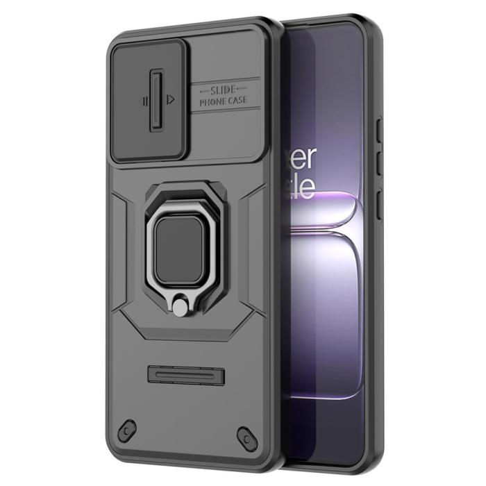 Bild 2,  OnePlus Nrod CE5 Skal Hybrid Ring CamShield Svart
