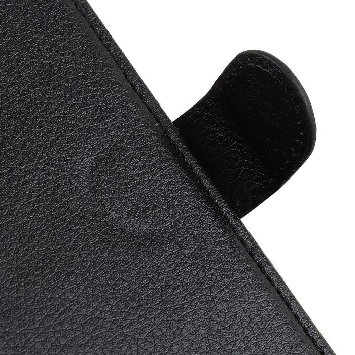 Bild 6,  OnePlus Nord 2T 5G Fodral Litchi Läder Svart