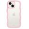 holdit holdit iPhone 15/14/13 Skal Wavy Pink Transparent