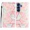  Samsung Galaxy S26 Fodral Med Tryck Rosa Marmor