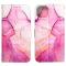  iPhone 14 Fodral Marmor Rosa/Lila/Guld
