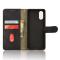  Sony Xperia 10 VI Fodral Skin Touch Läder Fodral Svart