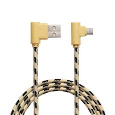  2M USB-C Vinklad Kabel - Guld