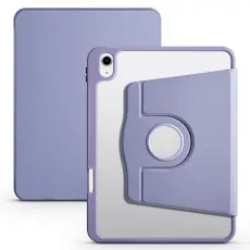  iPad Air 13 2026-2024 Fodral Hybrid Rotation Pennh&aring;llare Lila