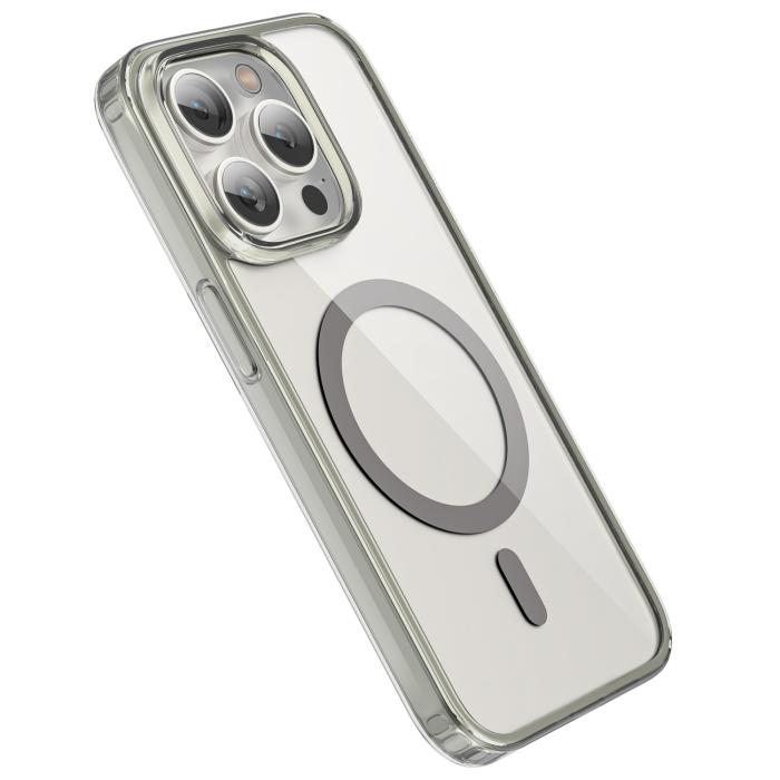 Bild 3, ColorPop ColorPop iPhone 15 Pro Max Skal CH MagSafe Transparent/Titanium