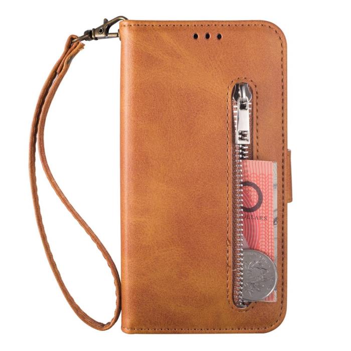 Bild 6,  Samsung Galaxy S23 Ultra Fodral Multifunktionell Brun