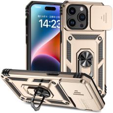  iPhone 15 Pro Skal CamShield Armor Ring Guld