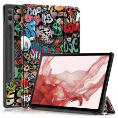  Samsung Galaxy Tab S9 Fodral Tri-Fold Grafitti