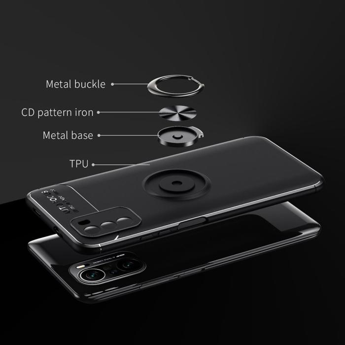 Bild 5,  Xiaomi Mi 11i - Ring Skal - Svart/Roséguld