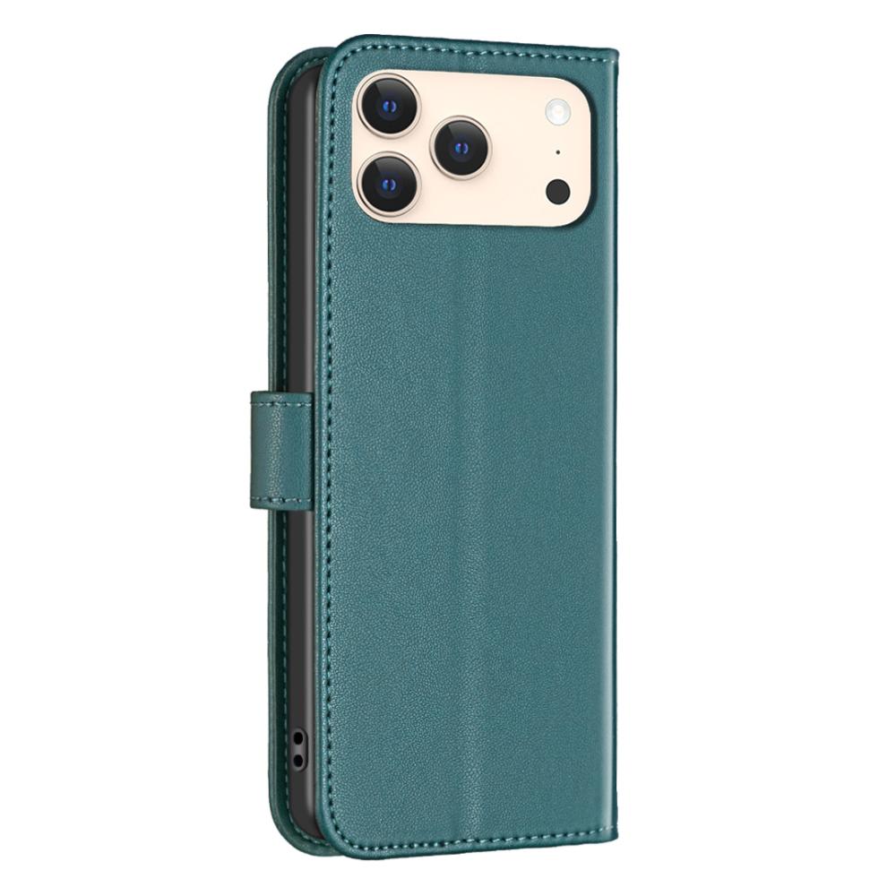 BINFEN BINFEN iPhone 17 Pro Fodral Läder Grön