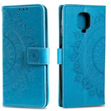  Xiaomi Redmi Note 9 Pro/Note 9S - Mandala Pl&aring;nboksfodral - Bl&aring;