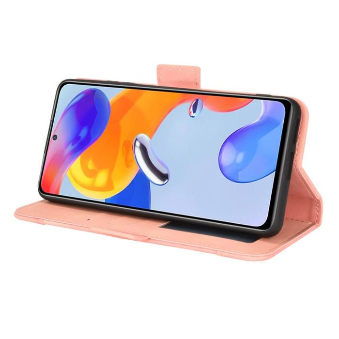 Bild 5,  Xiaomi Redmi Note 11 Pro 5G Fodral Avtagbart Kortfodral Ljus Rosa