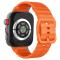  Huawei Watch Fit 4 Pro / 4 / 3 Klockarmband Wave Silikon Orange