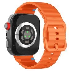  Huawei Watch Fit 4 Pro / 4 / 3 Klockarmband Wave Silikon Orange