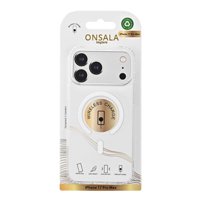 Bild 3, Onsala Onsala iPhone 17 Pro Max Skal MagSafe Transparent