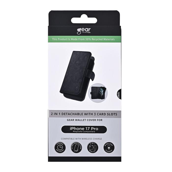 Bild 5, Gear Gear iPhone 17 Pro 2in1 MagSafe Magnet Fodral / Skal Svart