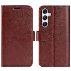  Samsung Galaxy A35 5G Fodral Crazy Horse L&auml;der Brun