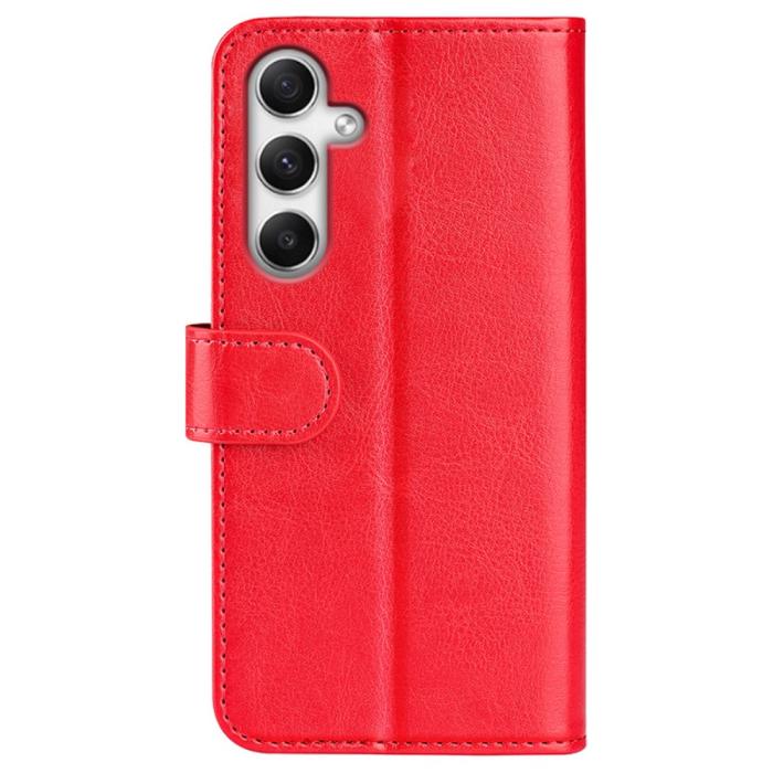 Bild 6,  Samsung Galaxy A35 5G Fodral Crazy Horse Läder Röd