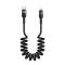 MCDODO Mcdodo 36W PD USB-C - Lightning Flexibel Nylonkabel Svart